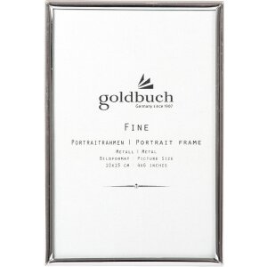Metalen lijst Fijn 10x15 cm zilver