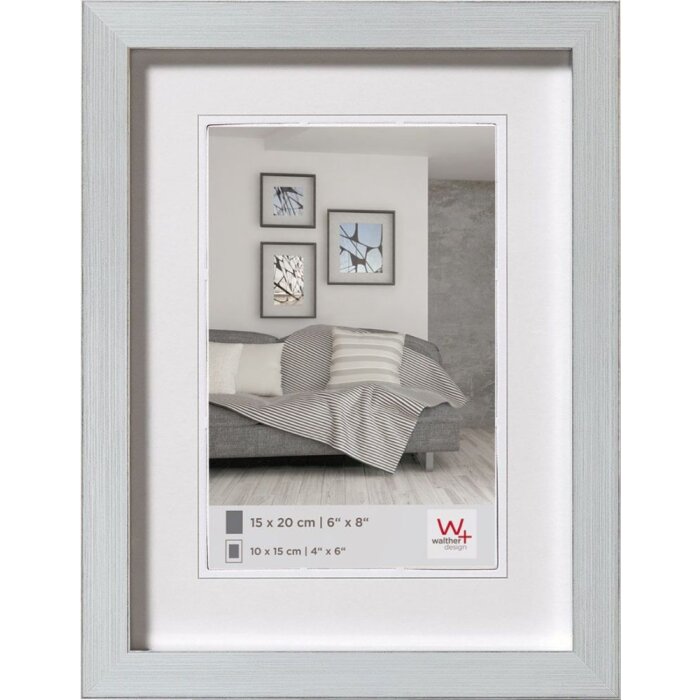 Fotolijst Bouw 15x20 cm zilver