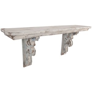 Wandplank shabby wit - 5h0232 Clayre Eef