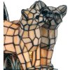 Tiffany Tafellamp Kat 27x18x35 cm bruin