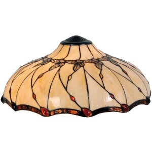 Tiffany lampenkap 51x21 cm beige
