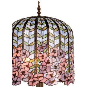 Tiffany tafellamp ø 40x84 cm roze gekleurd