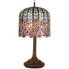 Tiffany tafellamp ø 40x84 cm roze gekleurd