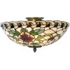 Tiffany plafondlamp ø 40x23 cm zwart