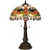 Tiffany tafellamp ø 41x67 cm rood gekleurd