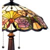 Tiffany tafellamp ø 44x57 cm paars gekleurd