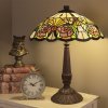 Tiffany tafellamp ø 44x57 cm paars gekleurd