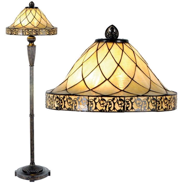 Tiffany staande lamp 168 cm