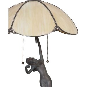 Tiffany tafellamp ø 41x70 cm grijs gekleurd