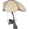 Tiffany tafellamp ø 41x70 cm grijs gekleurd