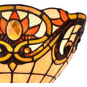 Wandlamp tiffany kleurig - 5ll-5778 Clayre Eef
