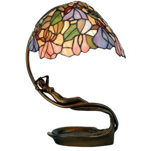 Tiffany Tafellamp Vrouw 26x37 cm