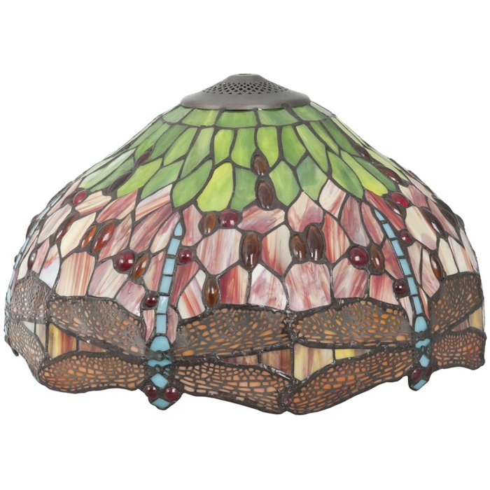 Tiffany plafondlamp ø 40x25cm groen