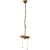 Plafondbeugel bruin 130 cm
