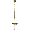 Plafondbeugel bruin-brons 130 cm