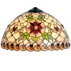 Tiffany lampenkap ø 30 cm geel