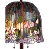 Tiffany tafellamp ø 37x68 cm paars gekleurd