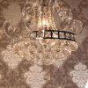 Kroonluchter ø 50 cm in ijzer-glas - 5ll-cr33 Clayre Eef