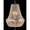 Glas/ijzeren kroonluchter ø 60 cm - 5ll-cr52 Clayre Eef