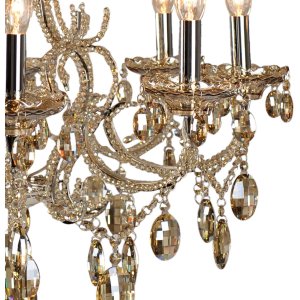 Kroonluchter Ø 70 cm ijzer-glas - 5LL-CR68CP...