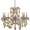 Kroonluchter Ø 70 cm ijzer-glas - 5LL-CR68CP Clayre Eef