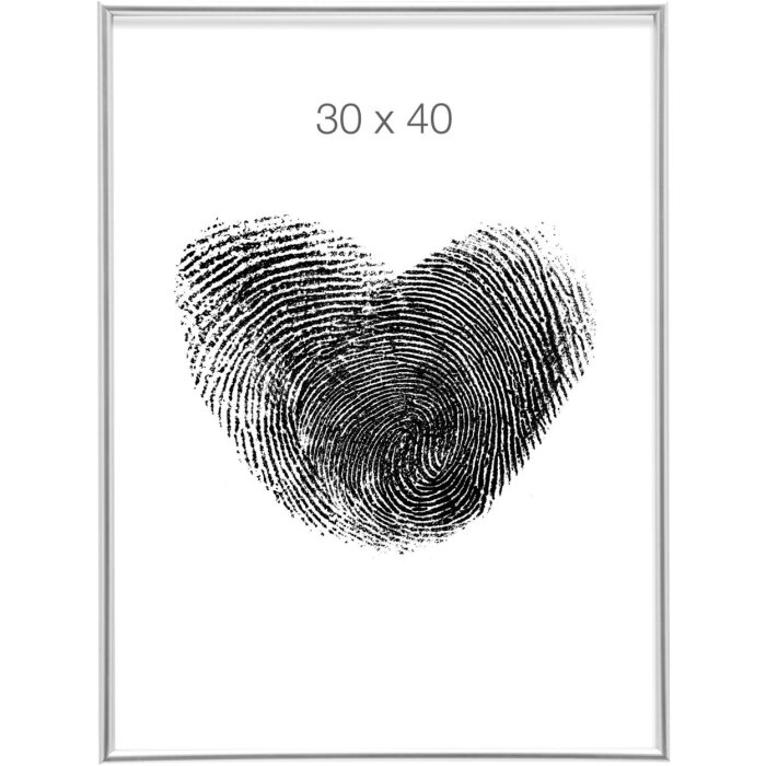 Kunststof lijst s011 28x35 cm staal