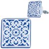 Meubelknop 3x3 cm in blauw - 63415