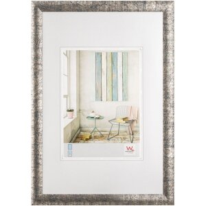 Fotolijst trendstyle 13x18 cm - zilver-zwart