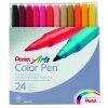 set van 24 Colour Pen vezeltip-pennen 0,6 mm