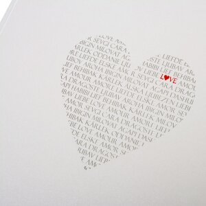 Goldbuch Trouwalbum Love 29,5x31 cm 60 witte paginas