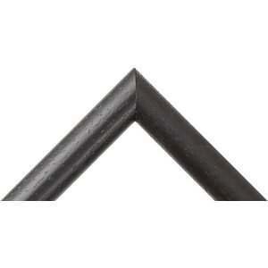 Houten lijst h004 zwart antireflecterend glas 10x15 cm