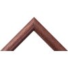 Houten lijst h004 mahonie museumglas 30x90 cm