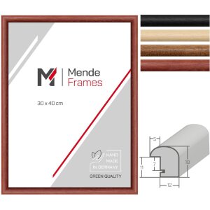 Houten lijst h004 - speciaal glas en speciale afmetingen