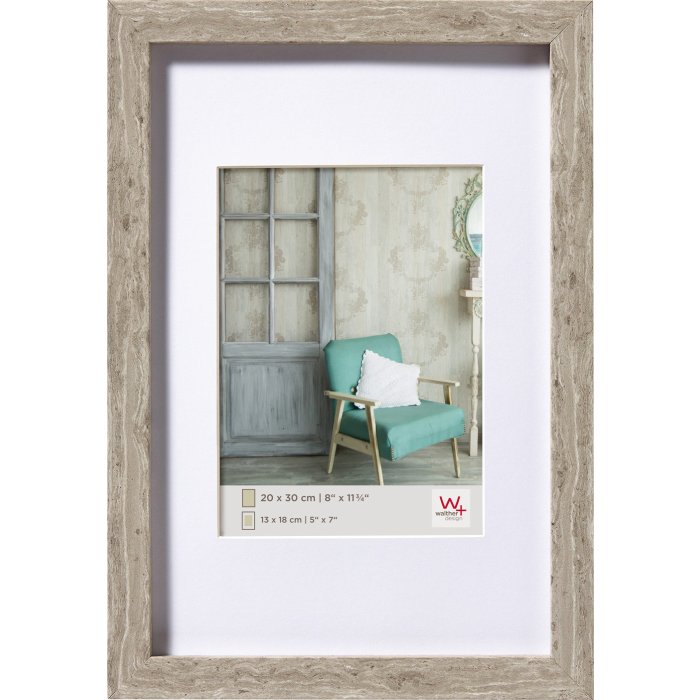 Walther Houten lijst Stockholm grijs 30x40 cm