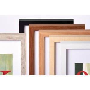 Houten lijst Stockholm zwart 30x30 cm