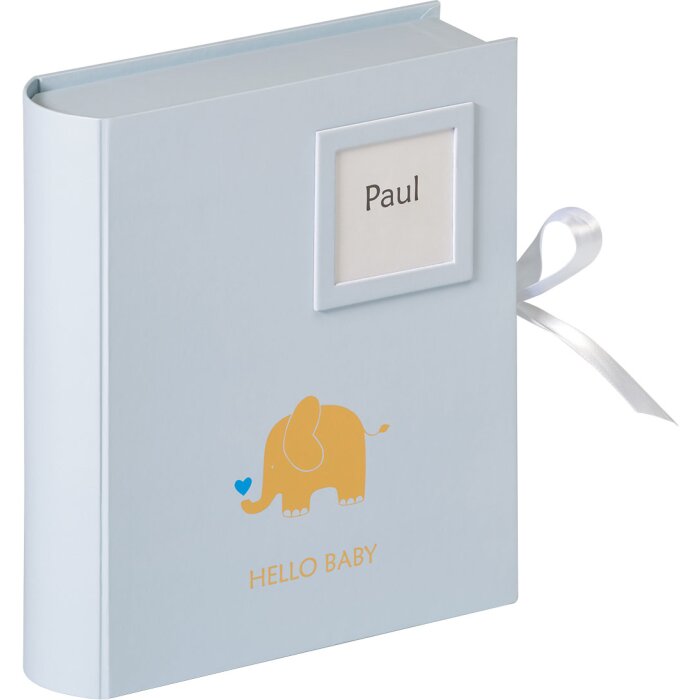 Walther Babydoos Babydier blauw 27x24,5x7 cm