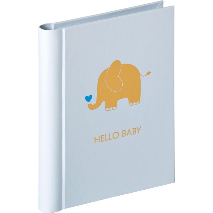 Mini Album Babydier blauw 30 fotos 11x15 cm