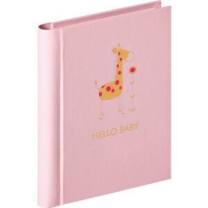 Mini Album Baby Dier roze 30 fotos 11x15 cm