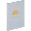 Dagboek babydier blauw 20x28 cm