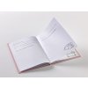 Dagboek babydier roze 20x28 cm