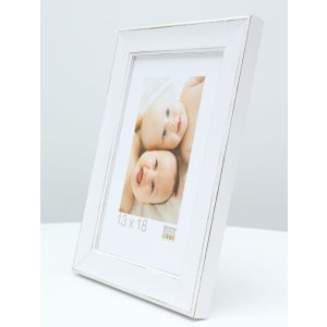 Houten lijst s45yf 30x30 cm wit