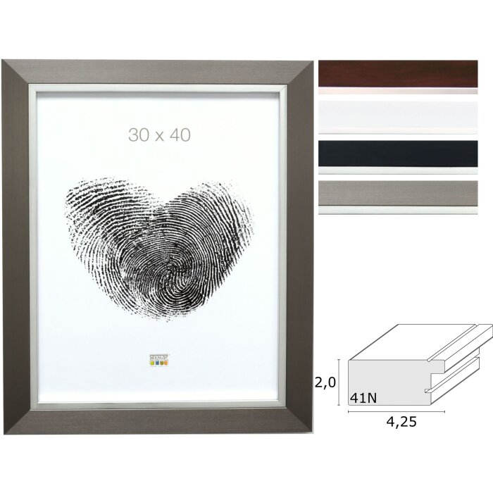 Kunststof lijst s41n Deknudt 10x15 cm - 60x80 cm