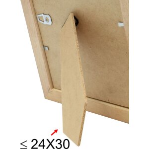 s222h3 Klassieke houten lijst 10x15 cm tot 50x70 cm