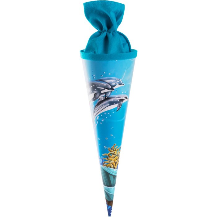 Schoolkegel 35 cm dolfijnen - 93 051 Goldbuch