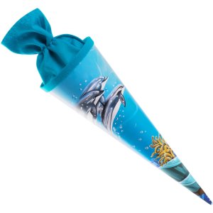 Schoolkegel 35 cm dolfijnen - 93 051 Goldbuch