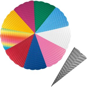 Goldbuch Knutsel Schooltas 3D Kleur Gegolfd Karton Assortie