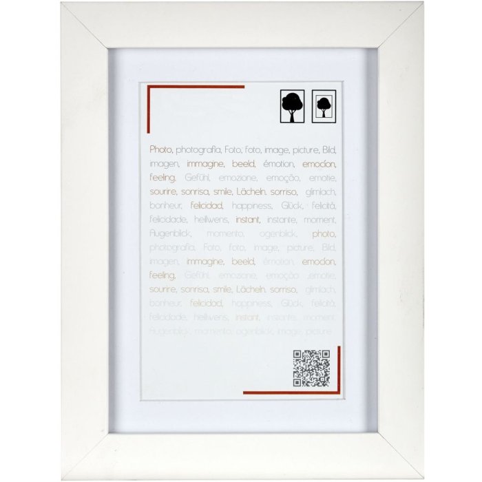 Ceanothe Houten lijst Smart 18x24 cm wit