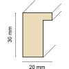 Ceanothe Houten lijst Smart 18x24 cm wit