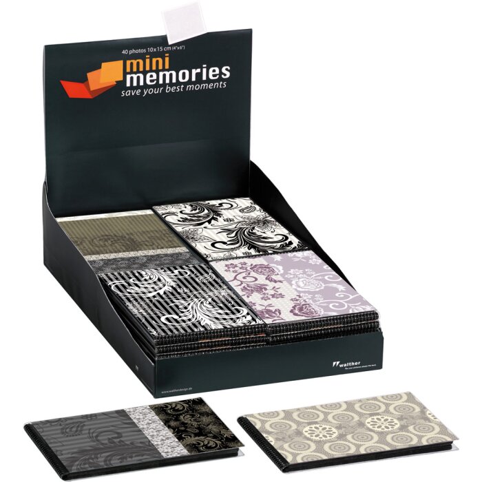 Walther Mini Album Memories 40 fotos 10x15 cm - verwisselbare omslag