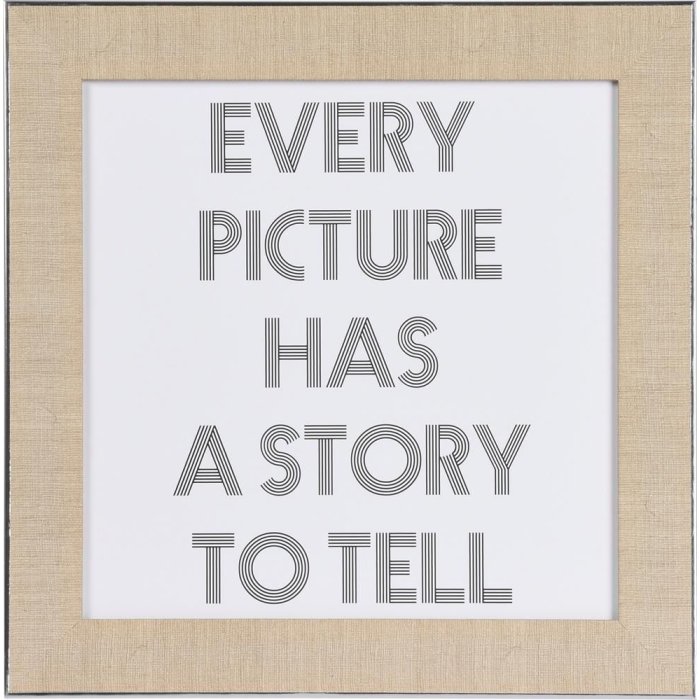 Fotolijst Silverline 20x20 cm beige